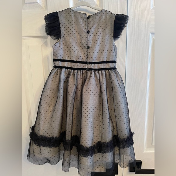 Janie and Jack Black tulle Overlay Dress - Picture 3 of 3